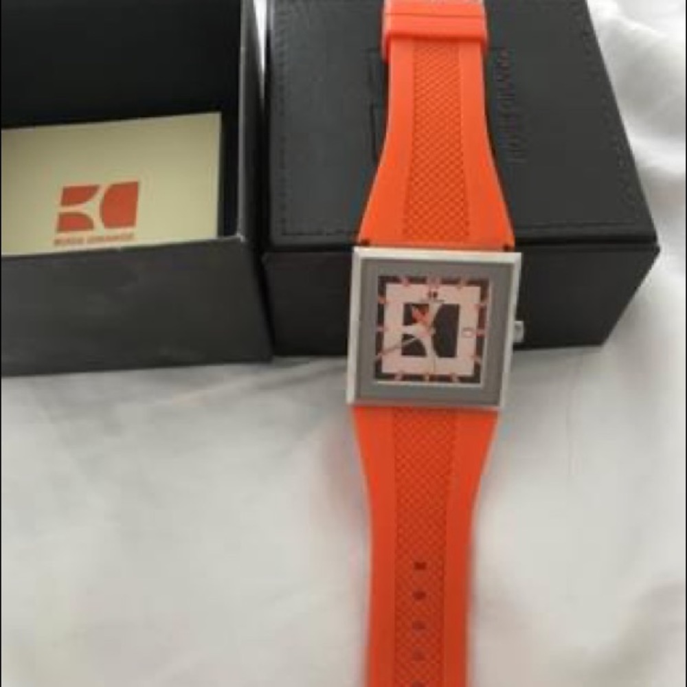 Orange Boss watch
